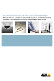 Technischer Leitfaden zur Netzwerk-Videotechnologie