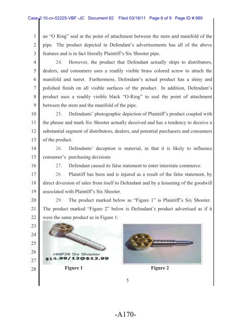 Joint Appendix (Part 1)