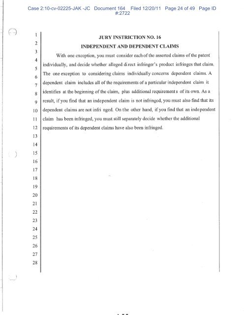 Joint Appendix (Part 1)