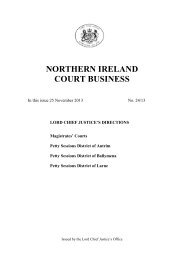 LCJ Direction 24/13 (PDF) - Northern Ireland Court Service Online