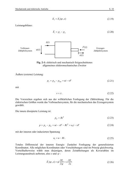 Skript - Fachgebiet Leistungselektronik und Elektrische ...