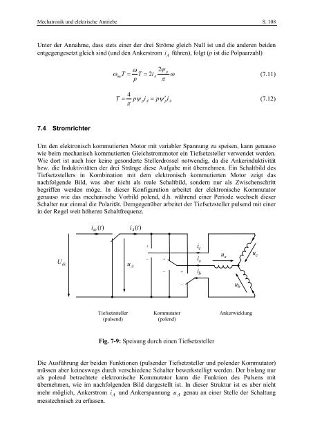 Skript - Fachgebiet Leistungselektronik und Elektrische ...