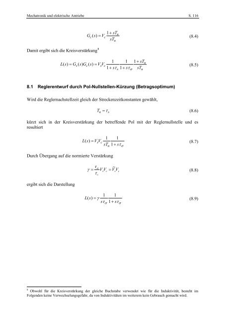 Skript - Fachgebiet Leistungselektronik und Elektrische ...