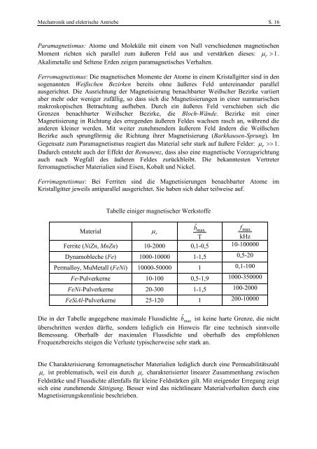 Skript - Fachgebiet Leistungselektronik und Elektrische ...