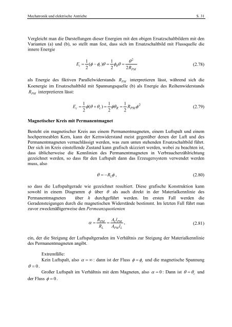 Skript - Fachgebiet Leistungselektronik und Elektrische ...