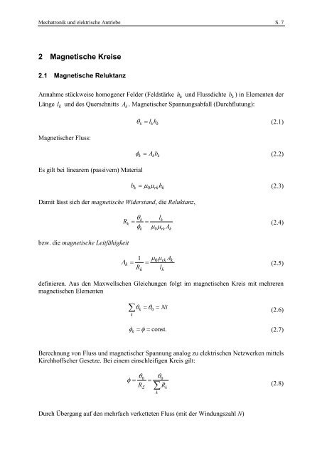 Skript - Fachgebiet Leistungselektronik und Elektrische ...