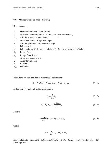 Skript - Fachgebiet Leistungselektronik und Elektrische ...