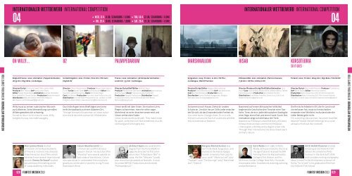 25. FilmFest DresDen international short Film Festival 16–21 april ...