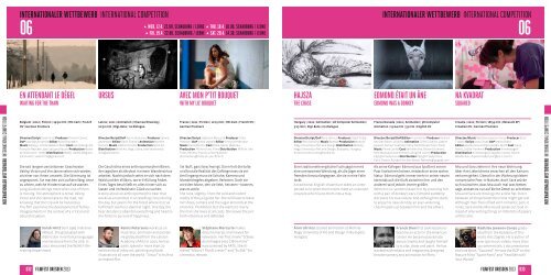 25. FilmFest DresDen international short Film Festival 16–21 april ...