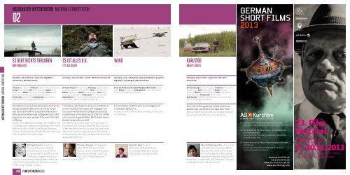 25. FilmFest DresDen international short Film Festival 16–21 april ...