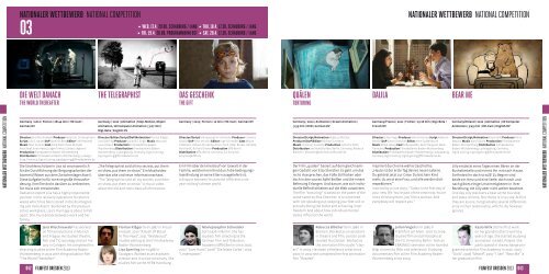 25. FilmFest DresDen international short Film Festival 16–21 april ...