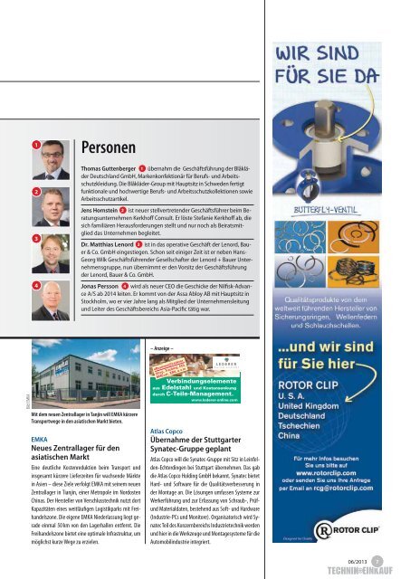 Ausgabe 6 / 2013 - technik + EINKAUF