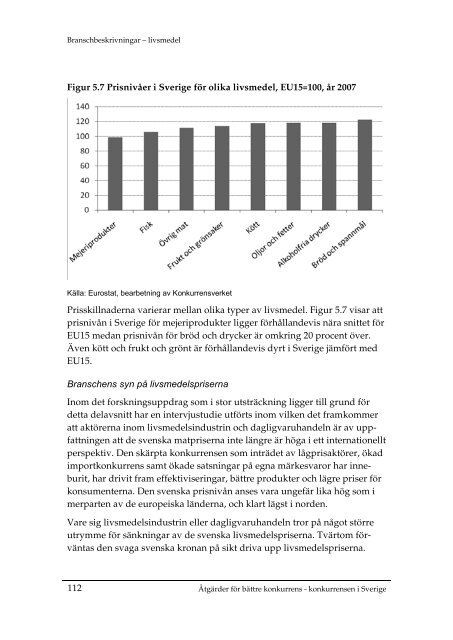 Åtgärder för bättre konkurrens – konkurrensen i Sverige (2009:4)