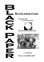 Ausgabe 1 - Gesamtschule Waltrop