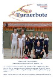 Turnerbote Folge 2 2013 als PDF - Turnverein Gmunden