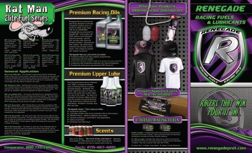 Renegade Race Fuel >> Renegade Fuel Brochure Coleman Oil Renegade Race Fuel >> Renegade Fuel Brochure Coleman Oil