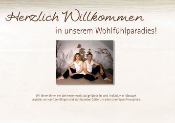 in unserem Wohlfühlparadies! - Wellnessmassage Aigner