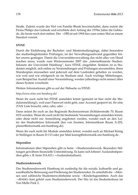 Erstsemester-bits 2013 1 - Fachbereich Informatik - Universität ...