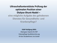 Ultraschall und Shuntpunktion - OEANPT