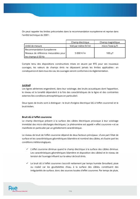 Télécharger l'étude d'impact du projet 400 kV - RTE