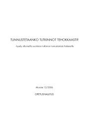 Tunnustetaanko tutkinnot tehokkaasti? - Opetushallitus