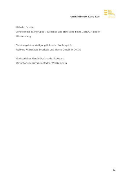 Geschäftsbericht 2009/2010 (pdf, 2,66 MB) - B2B - Baden ...