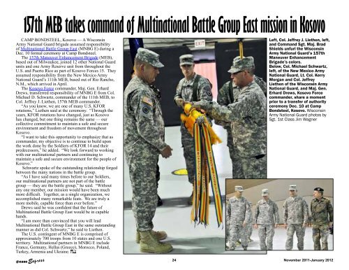 November 2011-January 2012 - Wisconsin National Guard ...