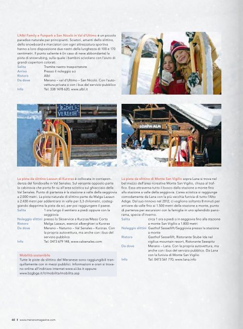 Meran-o Magazine Winter 2013/2014 (PDF - 9,68 MB) - Meraner Land