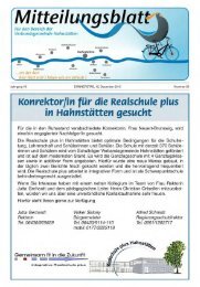Mitteilungsblatt Nr. 50 vom 12.12.2013 - VG Hahnstätten