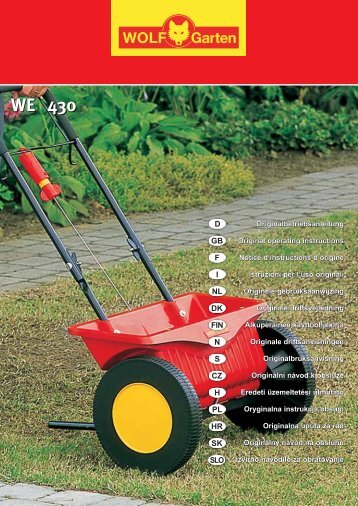 Strooiwagen »Perfect« WE 430