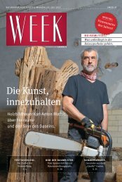 Die Kunst, innezuhalten - Ausgabe vom 26. Juli