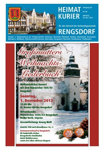 Großmutters Weihnachts - Verbandsgemeindeverwaltung Rengsdorf