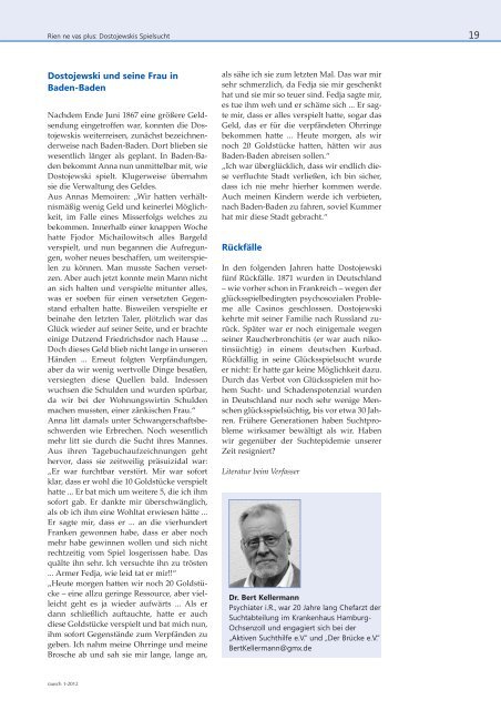 RAUSCH Heft 1/2012 - Dr. Oliver Scheibenbogen