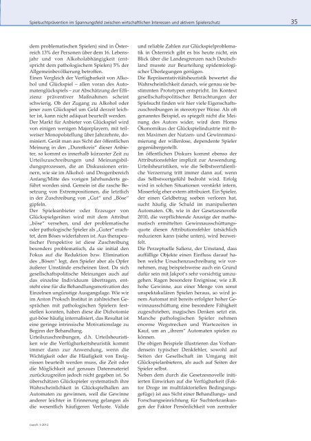 RAUSCH Heft 1/2012 - Dr. Oliver Scheibenbogen