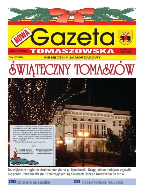 Nowa Gazeta Tomaszowska NR 12/2005 (pdf, 10 MB)