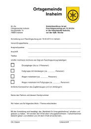 Ortsgemeinde Insheim