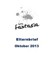 Elternbrief Oktober 2013 - Kita Fantasia