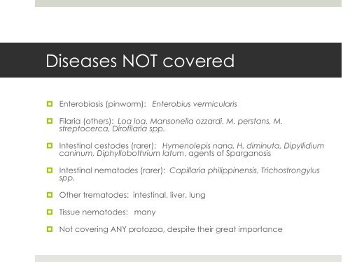 Neglected Tropical Diseases - UT Southwestern