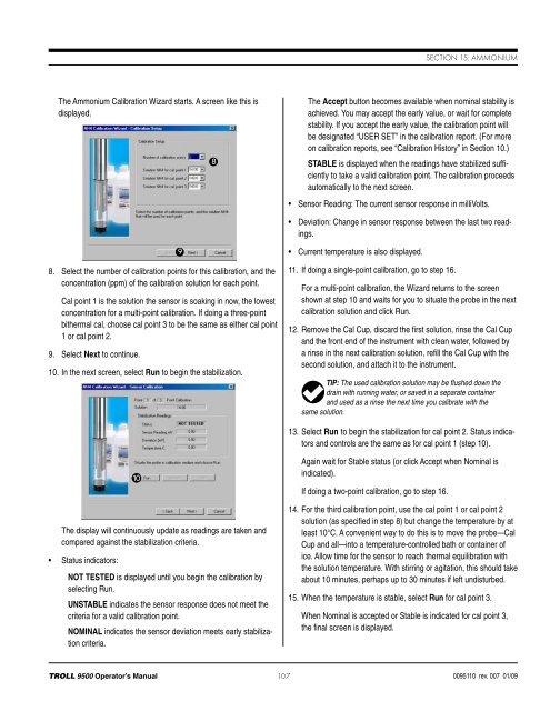 TROLL 9500 Operator's Manual - Geotech Environmental Equipment