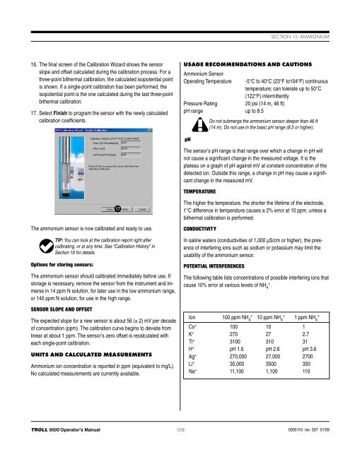 TROLL 9500 Operator's Manual - Geotech Environmental Equipment