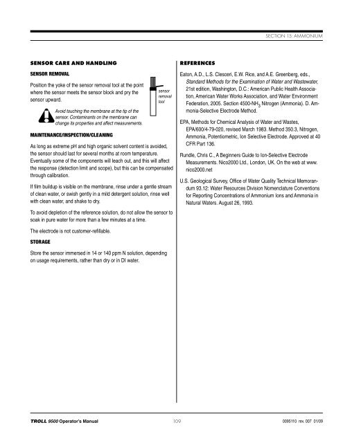 TROLL 9500 Operator's Manual - Geotech Environmental Equipment