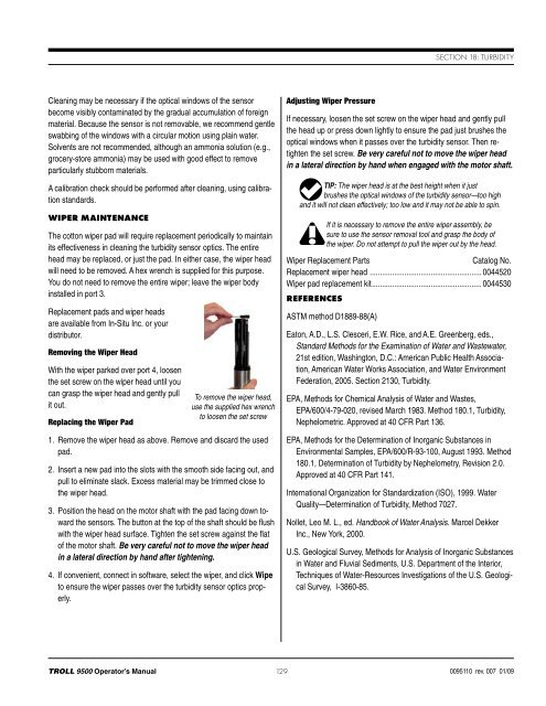 TROLL 9500 Operator's Manual - Geotech Environmental Equipment