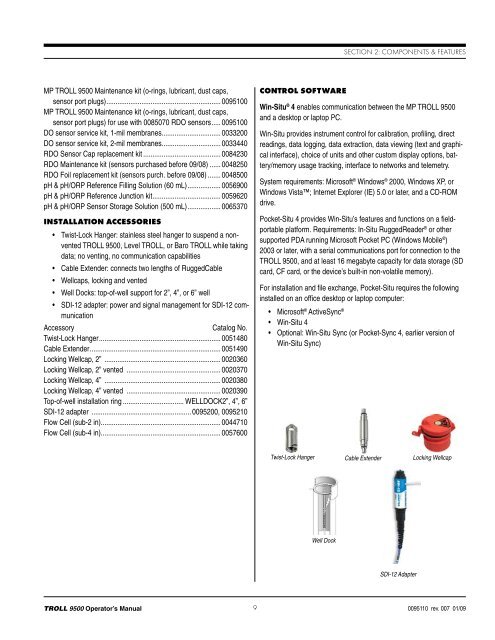 TROLL 9500 Operator's Manual - Geotech Environmental Equipment