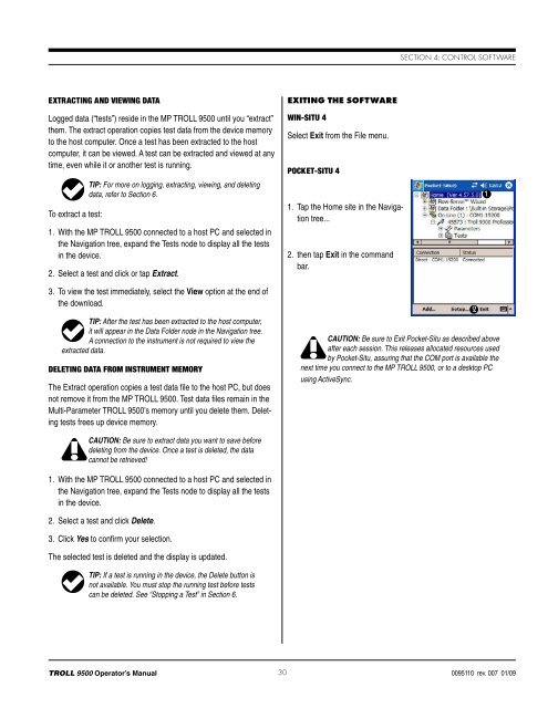 TROLL 9500 Operator's Manual - Geotech Environmental Equipment