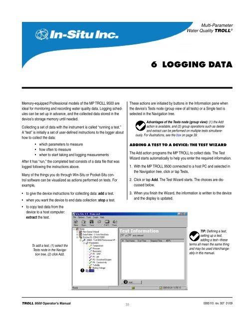 TROLL 9500 Operator's Manual - Geotech Environmental Equipment