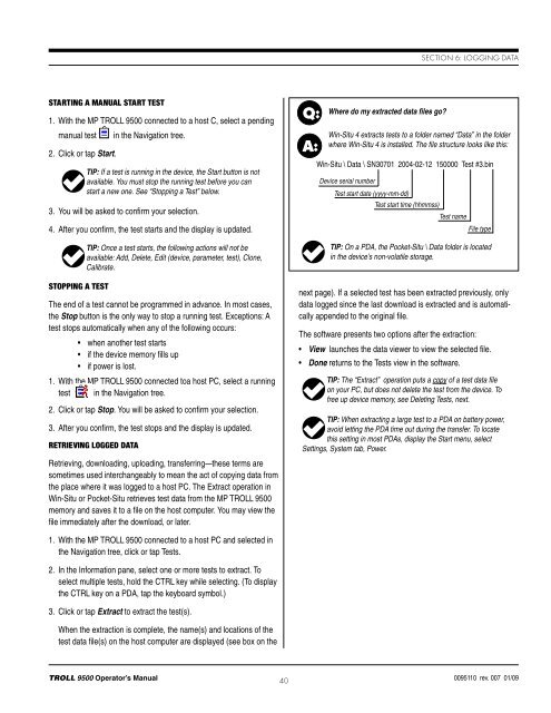 TROLL 9500 Operator's Manual - Geotech Environmental Equipment