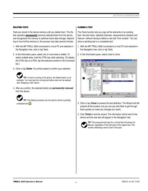 TROLL 9500 Operator's Manual - Geotech Environmental Equipment