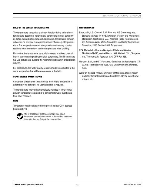 TROLL 9500 Operator's Manual - Geotech Environmental Equipment