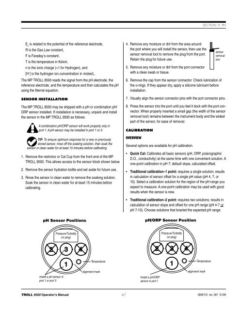 TROLL 9500 Operator's Manual - Geotech Environmental Equipment