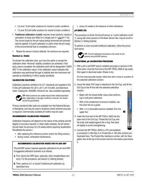 TROLL 9500 Operator's Manual - Geotech Environmental Equipment